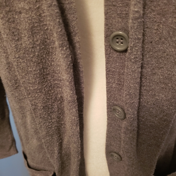 H&M grey wool cardigan sweater - Picture 3 of 4